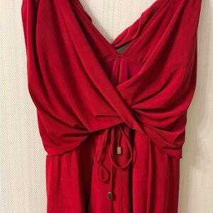 Elegant Red Women's Dress